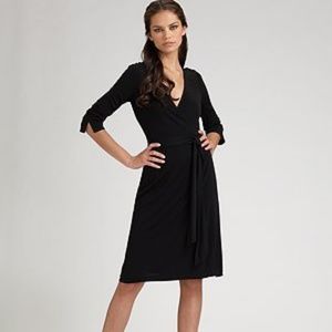 Diane von Furstenberg Julian wrap dress brown sz8